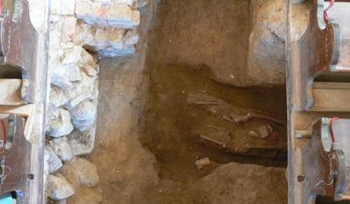 Archeologický výskum v kostole Ruská
